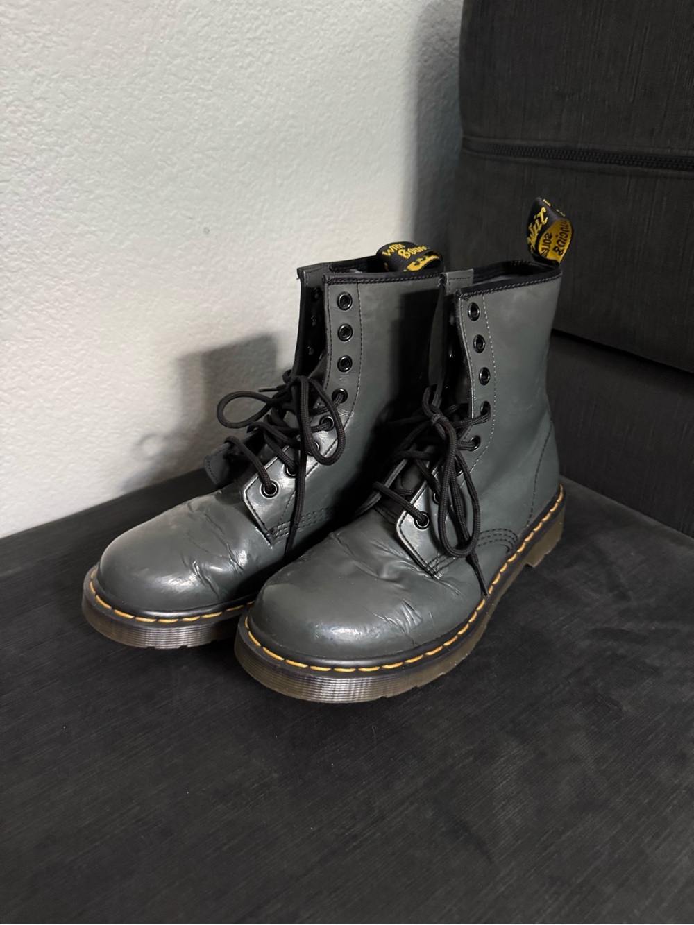 Grey Dr Marten 1460 Pascal Boots